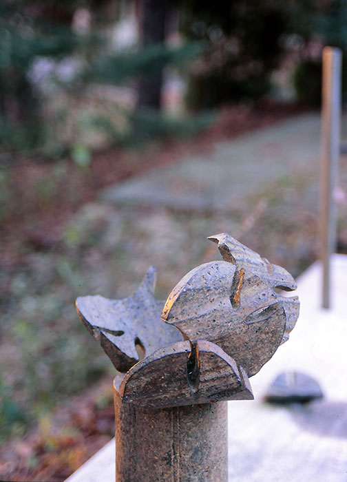 <strong><i>Envol virtuel (maquette)</i></strong><BR>1988<BR>bronze<BR>54 x 183 x 61 cm<BR><i>Détail</i><BR><BR><br><h9 style='font-size:.8em'>Photo : Michel Brault<br>3/3</h9><BR><br><br><h9 style='font-size:.8em'>© Succession Charles Daudelin /COVA-DAAV
