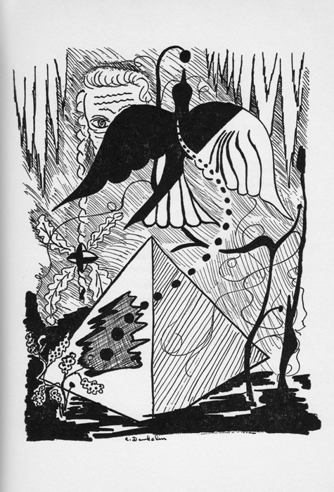 <strong><i>Sans titre</i></strong><BR>1946<BR>encre sur papier<BR>23,3 x 18 cm<BR><i></i><BR><BR><h9 style='font-size:.8em'>Photo : 1/1</h9><BR><br><br><h9 style='font-size:.8em'>© Succession Charles Daudelin /COVA-DAAV