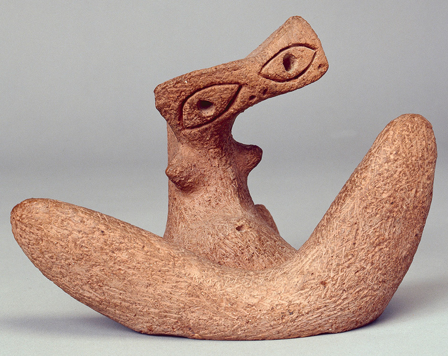<strong><i>Sans titre</i></strong><BR>1946<BR>Terre cuite<BR>15 x 20 x 14 cm<BR><i></i><BR><BR><br><h9 style='font-size:.8em'>Photo : Musée national des beaux-arts du Québec : Patrick Altman<br>1/1</h9><BR><br><br><h9 style='font-size:.8em'>© Succession Charles Daudelin /COVA-DAAV