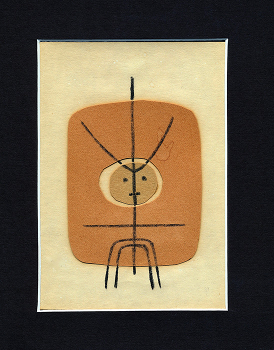 <strong><i>Sans titre</i></strong><BR>1950<BR>Carton découpé et crayon<BR>16,5 x 11,5 cm<BR><i></i><BR><BR><br><h9 style='font-size:.8em'>Photo : photographe inconnu<br>1/1</h9><BR><br><br><h9 style='font-size:.8em'>© Succession Charles Daudelin /COVA-DAAV