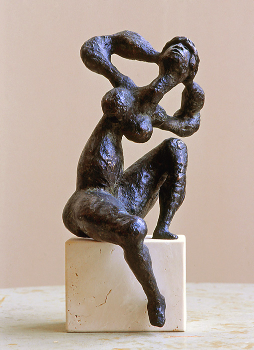 <strong><i>Cassiopée</i></strong><BR>1963<BR>Bronze<BR>25,5 x 14 x 15 cm<BR><i></i><BR><BR><br><h9 style='font-size:.8em'>Photo : Michel Brault<br>2/2</h9><BR><br><br><h9 style='font-size:.8em'>© Succession Charles Daudelin /COVA-DAAV