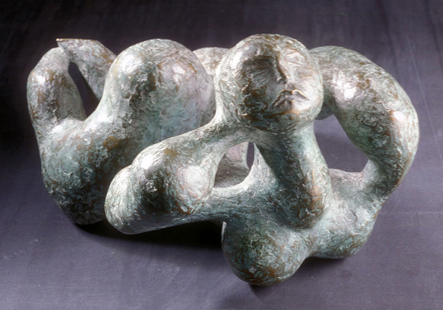 <strong>La mer</strong><BR>1963<BR>Bronze<BR>19,4 x 27 x 11cm<BR>Photo : Photographe inconnu<BR><br><br>© Succession Charles Daudelin /SODRAC