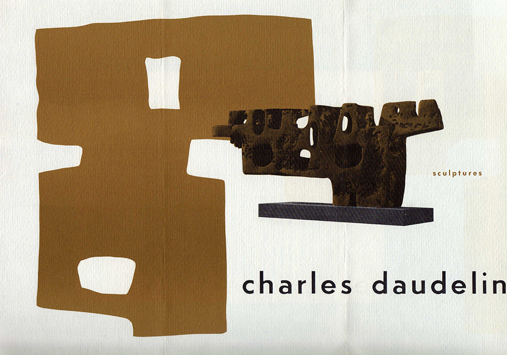 <strong>Carton d'invitation de l’exposition Innovation 65</strong><BR>1965<BR><BR>Dimensions inconnues<BR>Photo : Photographe inconnu<BR><br><br>© Succession Charles Daudelin /COVA-DAAV