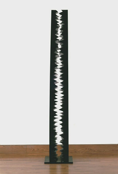 <strong>La colonne</strong><BR>1978<BR>Fibre de verre<BR>236 x 46 cm<BR>Photo : François Lafrance<BR><br><br>© Succession Charles Daudelin /SODRAC