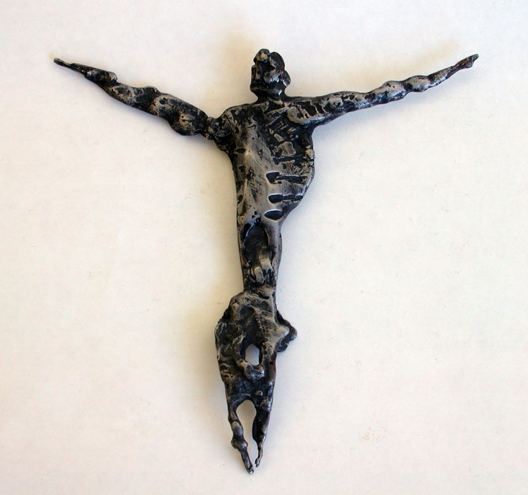 <strong>Corpus</strong><BR>1993<BR>Bronze, fonte de 1993<BR>19,6 x 19,6 x 2,4 cm<BR>Photo : Musée des maîtres et artisans du Québec<BR><br><br>© Succession Charles Daudelin /COVA-DAAV