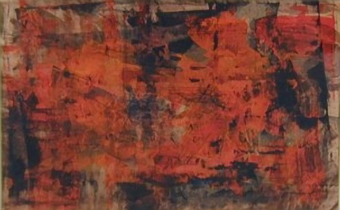 <strong>Sans titre</strong><BR>1963<BR>Technique mixte, acrylique, aquarelle, gouache<BR>50,2 x 31,8 cm<BR>Photo : Musée des maîtres et artisans du Québec<BR><br><br>© Succession Charles Daudelin /COVA-DAAV