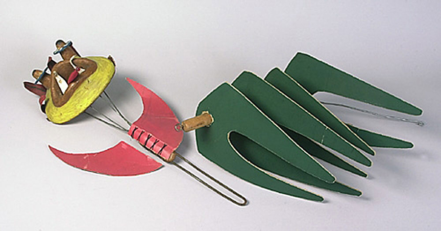 <strong>Dragon</strong><BR>1949<BR>Pâte de bois, carton et fil de fer<BR>47,5 x 17 x 40 cm<BR>Photo : Musée national des beaux-arts du Québec : Patrick Altman<BR><br><br>© Succession Charles Daudelin /COVA-DAAV