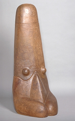 <strong>Vénus de la terre</strong><BR>1988<BR>Terre cuite<BR>150 x 64 x 80 cm<BR>Photo : Musée national des beaux-arts du Québec : Patrick Altman<BR><br><br>© Succession Charles Daudelin /COVA-DAAV