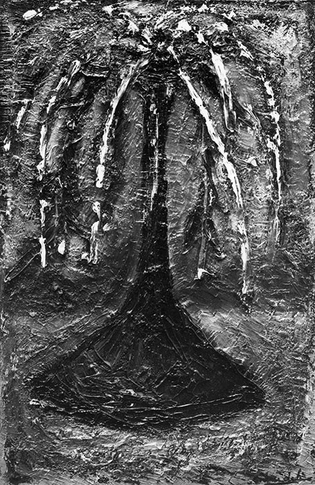 <strong><i>Sans titre</i></strong><BR>1948<BR>Huile sur toile<BR>67 x 43 cm approx.<BR><i></i><BR><BR><br><h9 style='font-size:.8em'>Photo : Musée national des beaux-arts du Québec<br>1/1</h9><BR><br><br><h9 style='font-size:.8em'>© Succession Charles Daudelin /COVA-DAAV